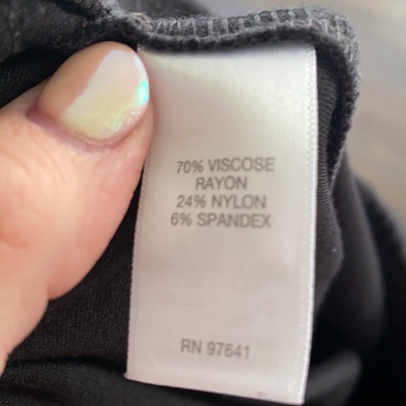 J. Jill M Petite Ponte Knit Leggings EUC Black - Picture 6 of 8